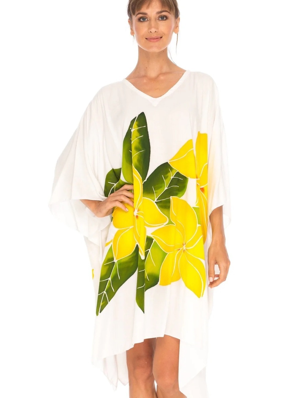 SHU-SHI - Women's Short Kaftan/Swim Coverup, Plus size, Great Condition